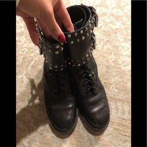 Isabel Marant - Teylon studded leather ankle boots
